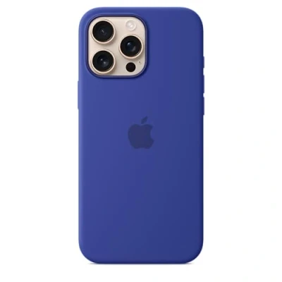 Imagen de Apple Funda de silicona con MagSafe para iPhone 16 Pro Max, Azul ultramar