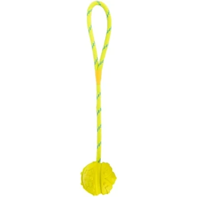 Imagen de TRIXIE Pelota con Cuerda Caucho, Flotante, 7 cm, 35 Perro