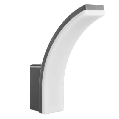 Imagen de Maclean MCE511 Aplique LED, Iluminación de Pared para Interior y Exterior, Lámpara 20W, IP65 Resistente al Agua, 2750lm, Blanco Neutro 4000K, Rango Detección: máx. 10m (Gris)