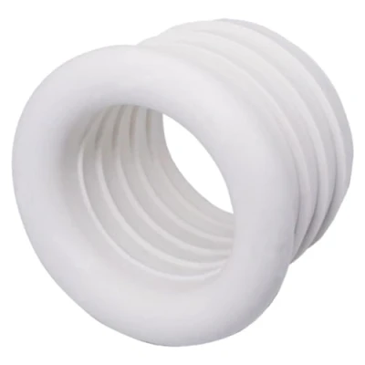 Imagen de SKIR&#039;CO (2 piezas) de manguito goma blanco 32 x 25 mm para tubo drenaje, conector tubo, adaptador tubería, reductor
