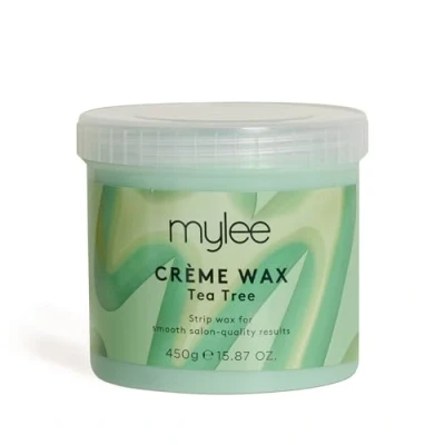 Imagen de Mylee Cera de Arbol Té Suave en Crema para Pieles Sensibles 450g, Pote Depilatoria Eliminar Vello, Ideal Cuerpo, Se Puede Calentar el Microondas o un Calentador