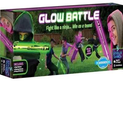Imagen de Juegos Starlux Batalla Luminosa: Un Juego de Espada Luminosa y Ninja Ilumina en La Oscuridad, al Aire Libre para niños Adolescentes Diversión Nocturna Todo el vecindario