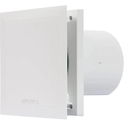 Imagen de Airflow QT100T 9041260 Ventilador Extractor (Temporizador silencioso, 2 velocidades, 100 mm)