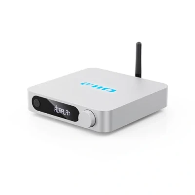 Imagen de FiiO SR11 AirPlay audio Streamer Receptor, WiFi Multiroom Streamer, Transmite de alta resolución desde Spotify, Amazon Music, Tidal (plata)