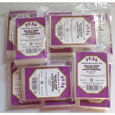 Imagen de docsmagic.de 600 Premium Small Size Card Sleeves Clear 59 x 86 10 Packs Standard 62 89 YGO