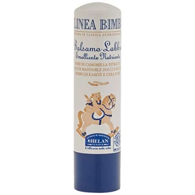 Imagen de Helan, Linea Bimbi Bio, Cacao Labios Niños, Bálsamo Labial con Manteca de Karité Hidratante y Emoliente Niño Aceite Almendras Dulces, Oliva Manzanilla Aroma Vainilla