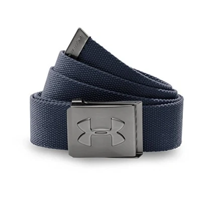 Imagen de Under Armour UA Webbing Belt Cinturón, Hombre, Azul (Academy), OSFA