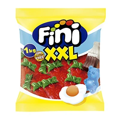 Imagen de Fini Fresa Salvaje Gigante Sin Gluten Gominolas 1 kg