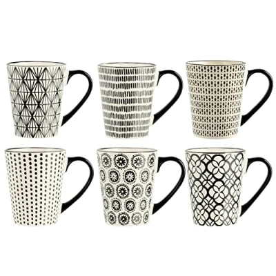 Imagen de H&amp;h set 6 mug vhera in stoneware cc 350