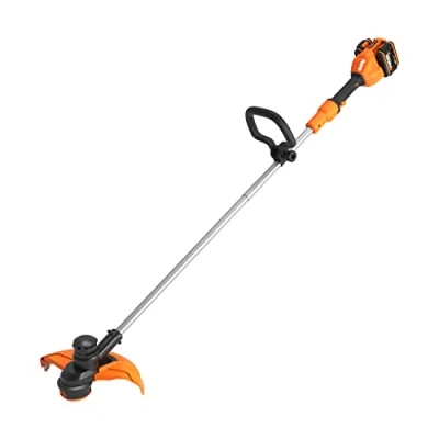 Imagen de Cortabordes a batería 40V Máx. (2x20V) WORX WG183E Incluye 2 baterías 2Ah y Cargador Doble Mango Ajustable Cabezal Carrete de alimentación automática
