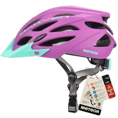 Imagen de meteor Casco Bicicleta Helmet Ciclismo para Jóvenes y Adulto Patineta Skate Patines Monopatines Bici Accesorios El diseño Ligero Muchos Patrones Marven
