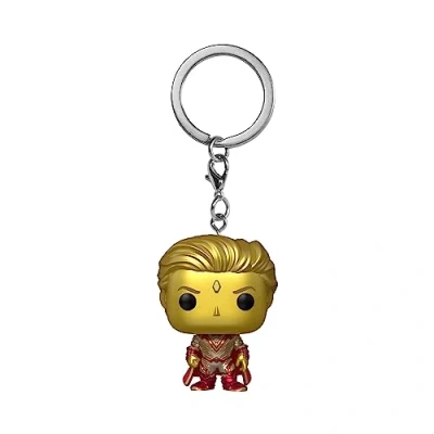 Imagen de Funko Pop! Keychain: Marvel Guardians of The Galaxy 3 Adam Warlock Guardianes de la Galaxia Minifigura Vinilo Coleccionable Llavero Original Relleno Calcetines Idea Regalo