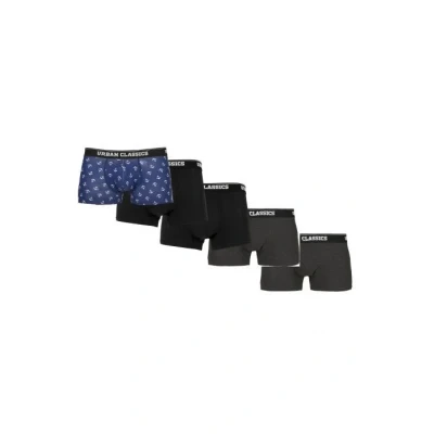 Imagen de Urban Classics 5PACK Boxer, Hombre, Talla: XXL, Anchor aop+blk+blk+cha+cha