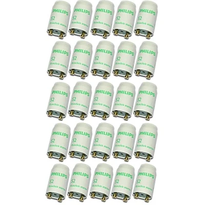 Imagen de Philips Ecoclick S2 Set de 25 motores arranque rápido para lámpara fluorescente 4 22 W