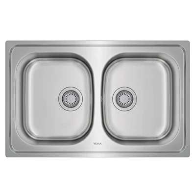 Imagen de ¡Oferta 18% ! Teka Universe 80 T Xp 2C Fregadero De Cocina Acero Cm 2 Cubetas 0 Escurridor Sin Orificio