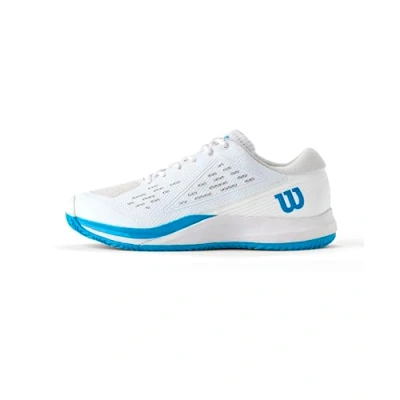 Imagen de Wilson Rush Pro Ace, Zapatillas de Tenis Hombre, White/White/Atomic Blue, 48 EU