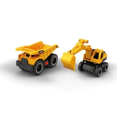 Imagen de Tachan Heroes de Ciudad Set Dumper y Excavadora (CPA Toy Group 757T00895)