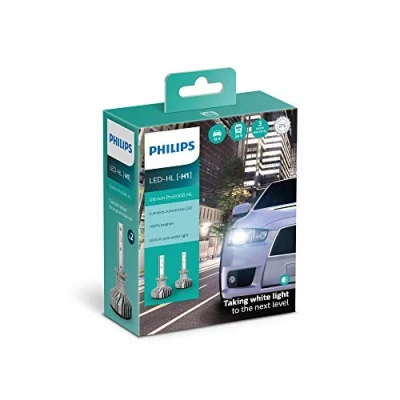 Imagen de Philips Bombilla LED para faros delanteros de coche Ultinon Pro5000 (H1), juego 2