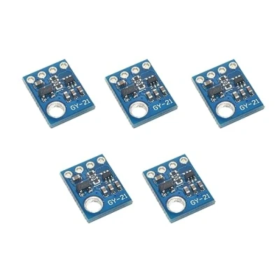 Imagen de TECNOULAB 5 uds gy 21 Sensor de Humedad con Interfaz i2c si7021 htu21 sht21