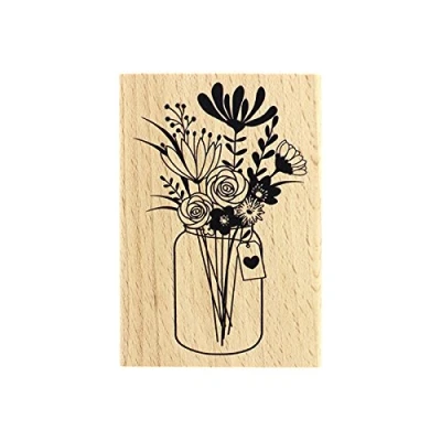 Imagen de Florilèges Design fg117032 Gran Ramo Sello (Madera, 10 x 7 2,5 cm