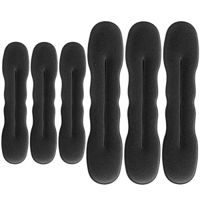 Imagen de Set de 6 gomas para el pelo (3 grandes y 3 pequeñas) coger pelo, hacer moños etc