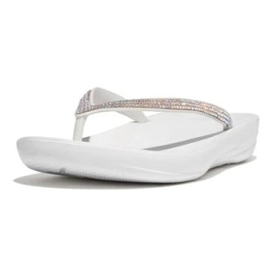 Imagen de Fitflop IQUSHION Sparkle, Chanclas Mujer, Blanco (Urban White), 43 EU
