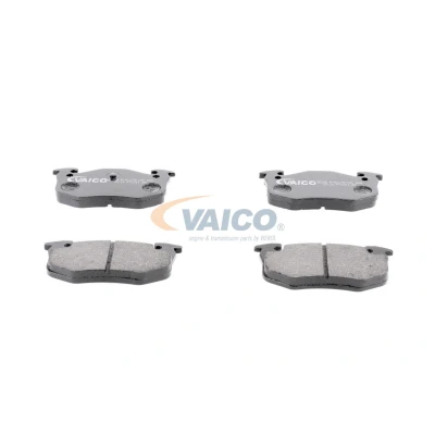 Imagen de VAICO V22 0001 Juego de pastillas freno Q+, calidad primer equipo Eje trasero excl. contacto avisador desgaste PEUGEOT: 206 Hatchback