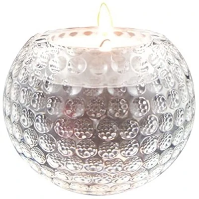 Imagen de CAGO Portavelas y pisapapeles de bola golf cristal LONGRIDGE