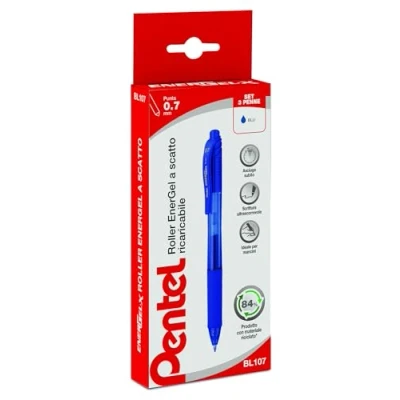 Imagen de Pentel BL107 Roller Gel Energel X 0.7, Azul