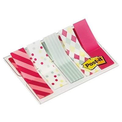 Imagen de Post it Index pequeños 684 CAN5, Colección Candy, 11, 9 mm x 43, 2 mm, 100/Pack 5 20 1/2