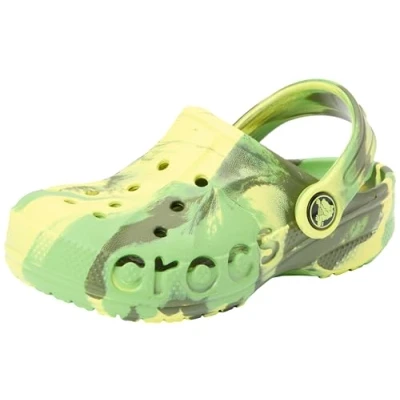 Imagen de Crocs Baya Clog T, Zuecos Unisex niños, Marbled (Citrus), 19/20 EU