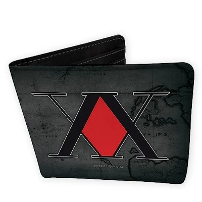 Imagen de ABYSTYLE Hunter X Cartera Emblema Vinilo, Negro, Clásico