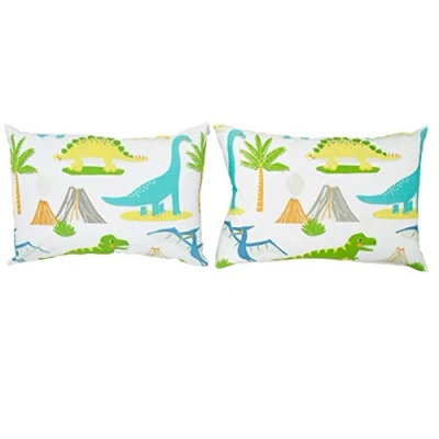 Imagen de Bloomsbury Mill Juego de Cama para niño 2 Fundas Almohada adicionales 50cm x 75cm El Mundo los Dinosaurios