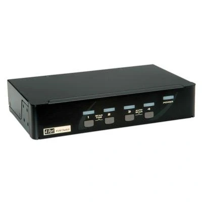 Imagen de Roline Kvm Switch, 1 User 4 Pcs, Displayport, With Usb Hub