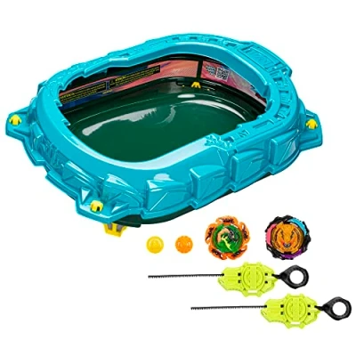 Imagen de Beyblade Burst QuadStrike, Set de Batalla Light Ignite con Arena