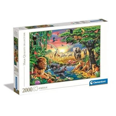 Imagen de Clementoni Collection The African Gathering Puzzle De 2000 Piezas, Rompecabezas Adultos, Entretenimento, 32081, Multicolor