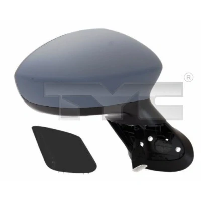 Imagen de Espejo retrovisor Tyc 309 0067 derecha imprimado para ajuste elect. espejo, convexo, calefactable, con sensor de temperatura