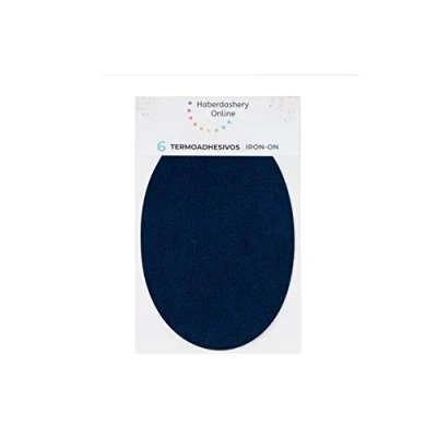 Imagen de Rodilleras para chándal Parches termoadhesivos Reparar Ropa Deportiva. 6 Coderas o de 13,9 x 9,3 cms. (Azul Marino)
