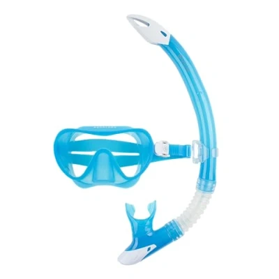 Imagen de Aqualung Combo Nabul Máscara y Tubo de Buceo, Senderismo acuático, Snorkel para Adultos, Hombres Mujeres, con visión 180, protección UV, Lentes antivaho antigoteo