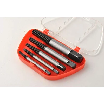 Imagen de Iso Trade Screw Extractor Set 5 Piece M3 M18 Quality Tool Steel Precise + Case # 6677 marca