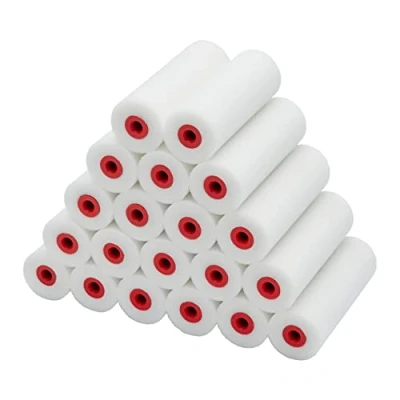 Imagen de ProDec Big Box Paquete de 20 mini rodillos pintura espuma alta densidad 4 pulgadas para un acabado suave con pinturas brillantes y satinadas en zócalos, alféizares ventanas, puertas