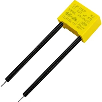 Imagen de Condensador antiparasitario Lumonic MKP para lámparas LED 0,33µF 275V tensión alterna X2 contra parpadeo L