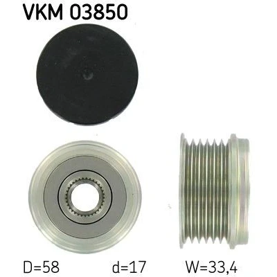 Imagen de SKF VKM 03850 Rueda Libre Alternador 33,4 PORSCHE: 911 Cabrio
