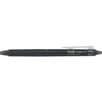 Imagen de Pilot Frixion Point Clicker Bolígrafo (punta fina de 0,5 mm, tinta negra, 3 unidades), color negro