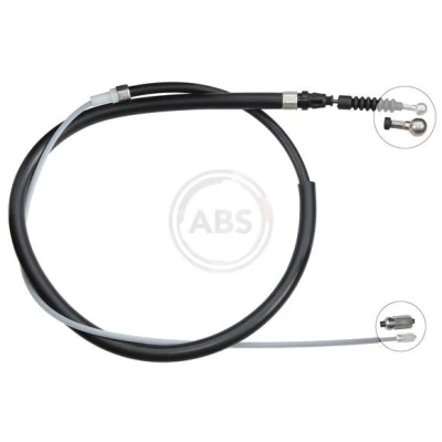 Imagen de A.B.S. K13870 Cable de Freno Mano 1610 para dirección izquierda/derecha VOLKSWAGEN: Touran I
