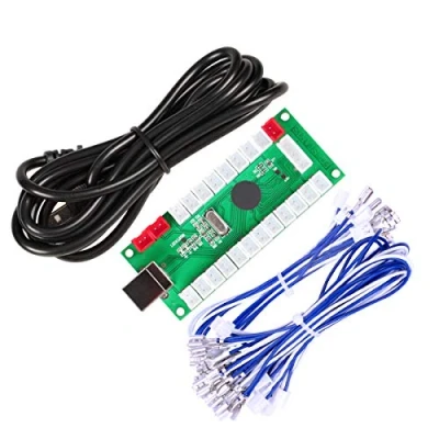 Imagen de iGames CERO Retraso ARCADE USB Codificador A PC Joystick para JUEGOS Mame &amp; Raspberry Pi retropie proyectos