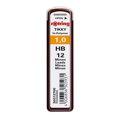Imagen de minas para lápices rOtring 1.0 Hb
