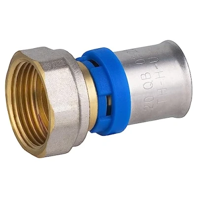 Imagen de Racor recto Hembra tuerca libre 3/4 multicapa prensar Ø20 QUICK PLOMBERIE