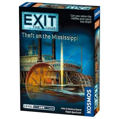 Imagen de Thames &amp; Kosmos Exit: Theft On The Mississippi Level: 3/5 Unique Escape Room Game 1 4 Players Puzzle Solving Strategy Board Games for Adults Kids, Ages 12+ 692873