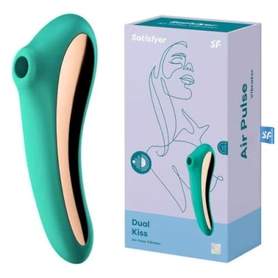 Imagen de Succionador Y Vibrador 2 En 1 Satisfyer Dual Kiss Con Motores